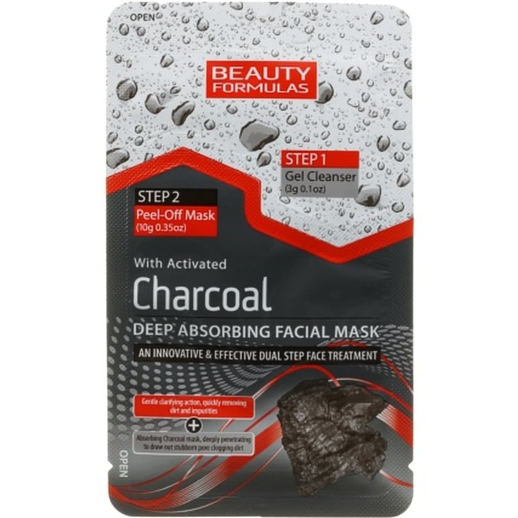 Charcoal deep absorbing face mask