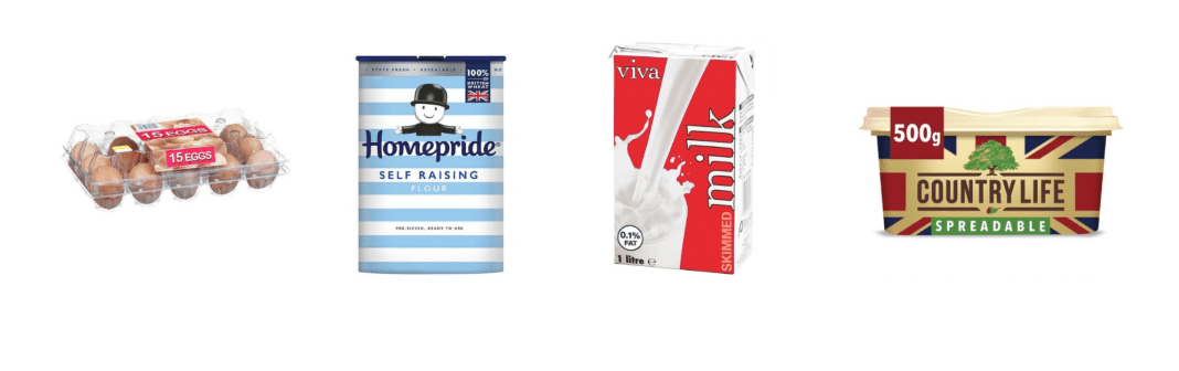 Pancake Day Ingredients