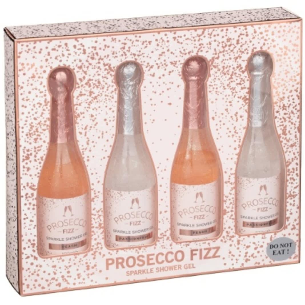 prosecco shower gel set
