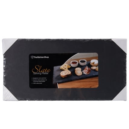 Slate serving platter