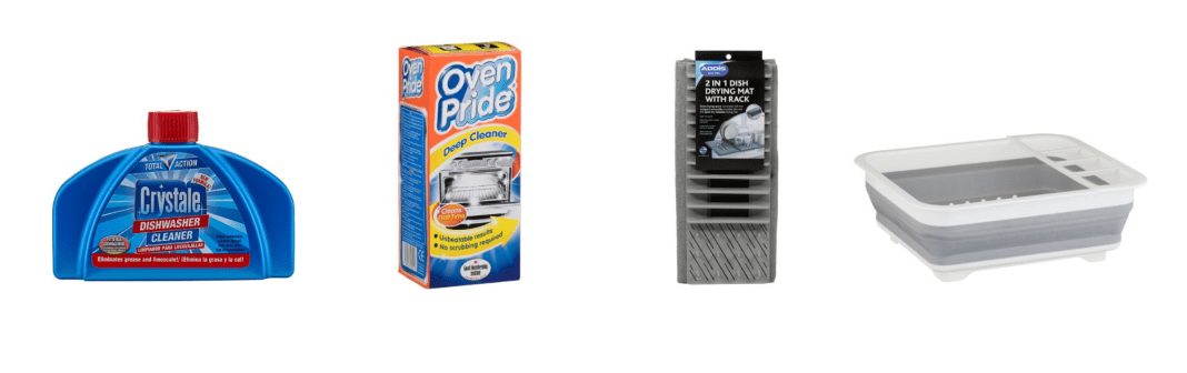 Crystale, oven cleaner and dish drainer