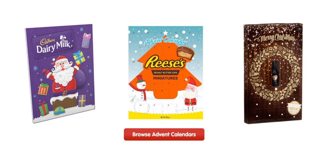 A selection of B&M's finest advent calendars