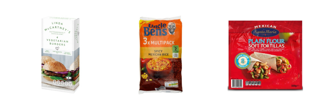 Vegetarian Burgers and Tortilla