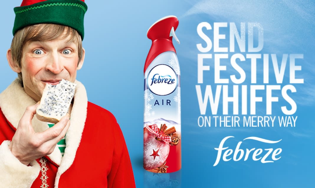 Send festive whiffs on their merry way with Febreze Spiced Apple air freshener