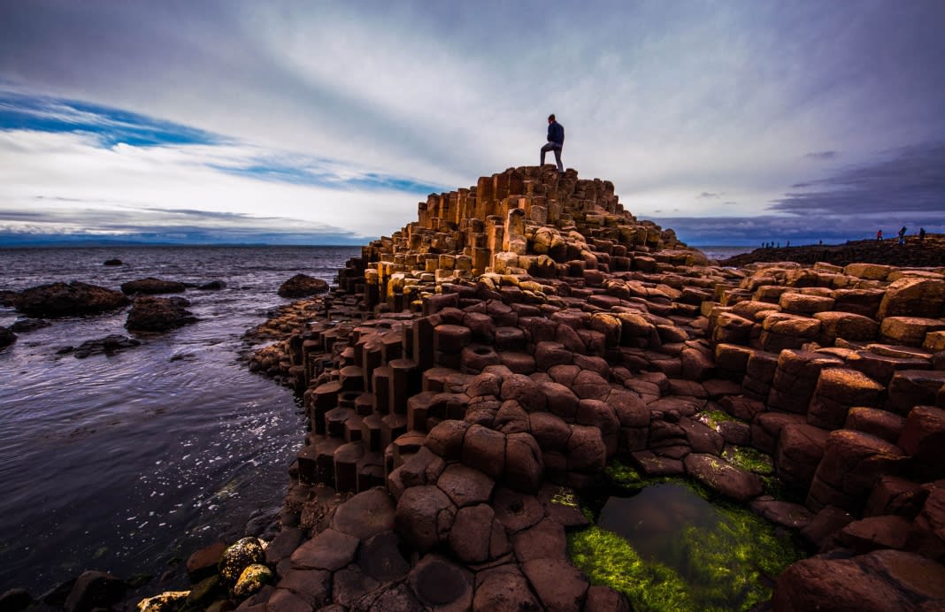 Incredible scenery in Northern Ireland at the end of one of the country's best cycling routes.