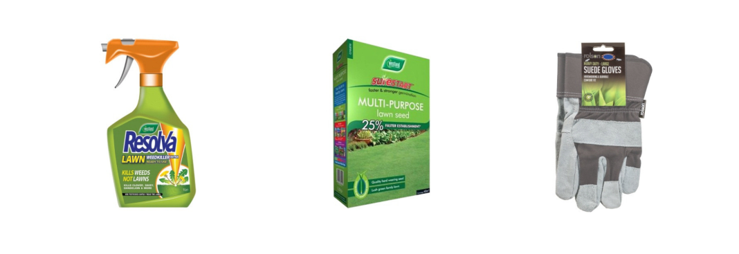 Items needed for grass