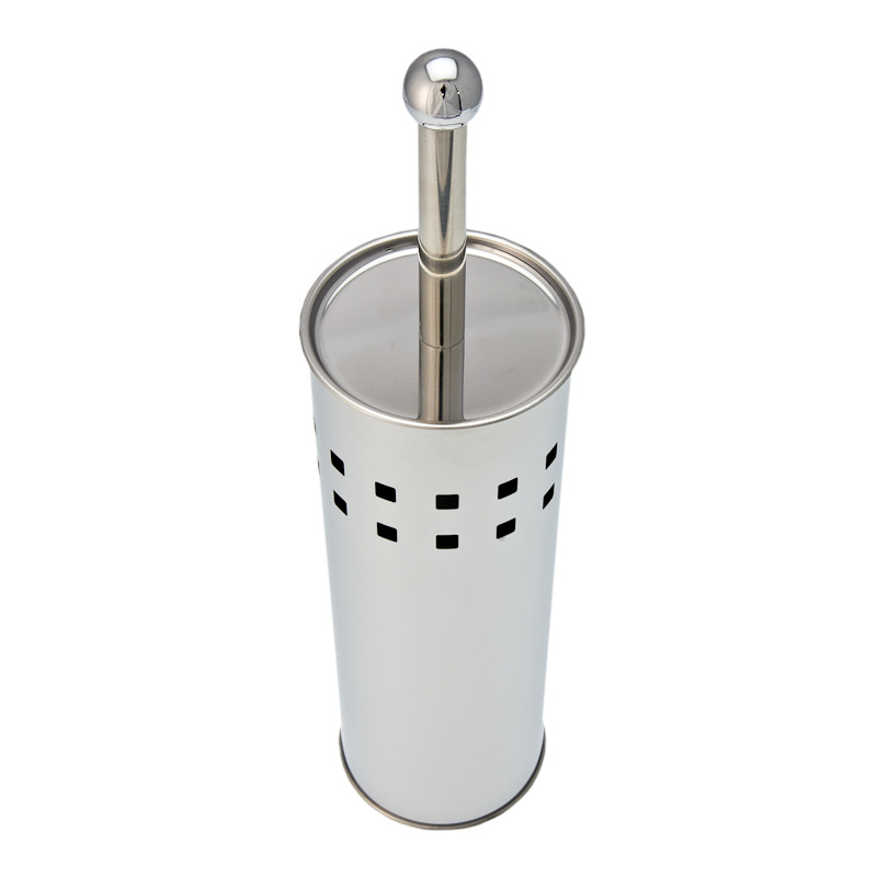 Addis Stainless Steel Toilet Brush & Holder Bathroom B&M