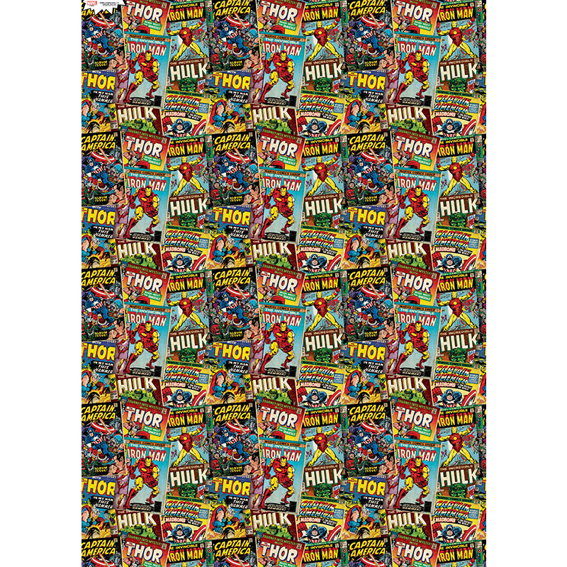 Character Wrapping Paper Marvel 3m Gift Wrap