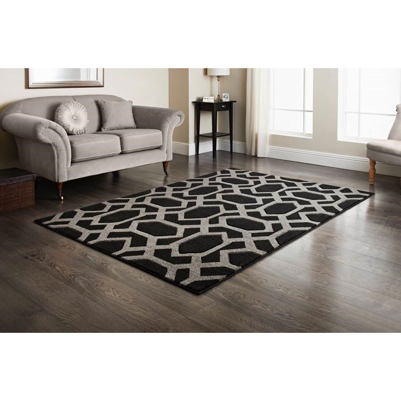 Gatsby Tile Hand Carved Rug 110x160cmHome Decor Rugs B&M