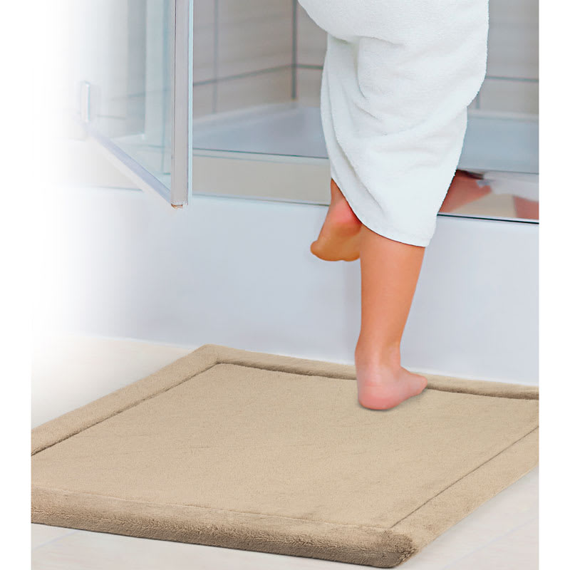 Beldray Memory Foam Shower Mat Bathroom B&M