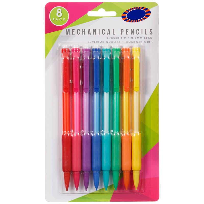 Mechanical Pencils 8pk Pencils, Kids Stationery B&M