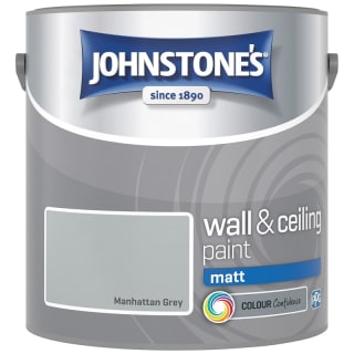 Johnstone's Paint Vinyl Matt Emulsion - Manhattan Grey 2.5L