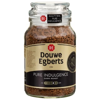 Douwe Egberts Pure Indulgence Dark Roast Coffee 190g