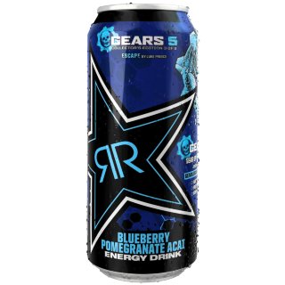 Rockstar Xdurance Blueberry, Pomegranate & Acai Flavour Energy Drink 500ml
