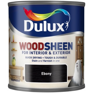 Dulux Woodsheen Stain & Varnish 250ml - Ebony