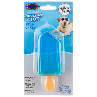 Ice Lolly Dog Cooling Toy - Blue