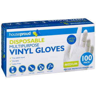 House Proud Disposable Vinyl Gloves 100pk