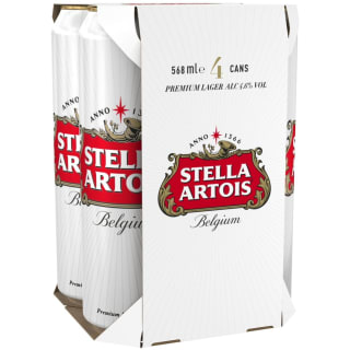 Stella Artois 4 x 568ml