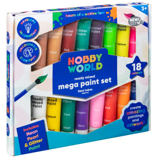 Hobby World Mega Paint Set 18pk