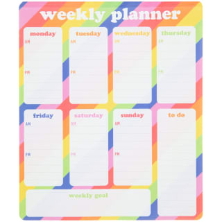 Weekly Planner Pad - Rainbow