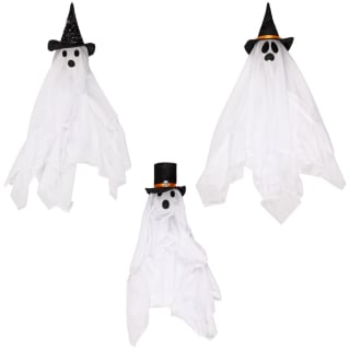 Spooky Season Hanging Ghost Decoration - Assorted