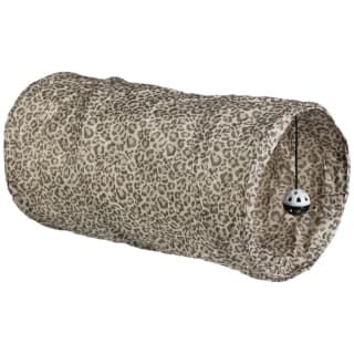 Kittykins Crinkle Tunnel Cat Toy - Leopard