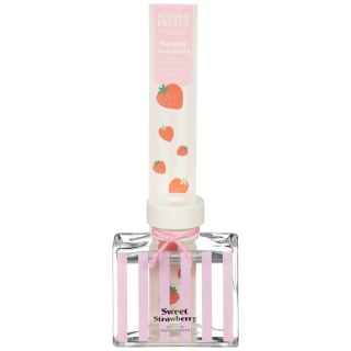 Summer Fruits Striped Reed Diffuser 100ml - Sweet Strawberry