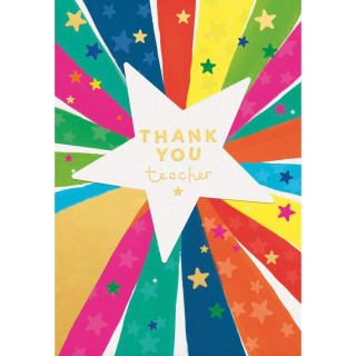 Thank You Teacher Card - Thank You Teacher (Star)