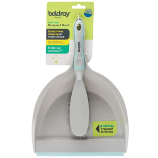 Beldray Anti-Bac Dustpan & Brush