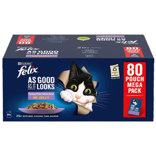 Felix As Good As It Looks Mixed Cat Food 80 x 85g