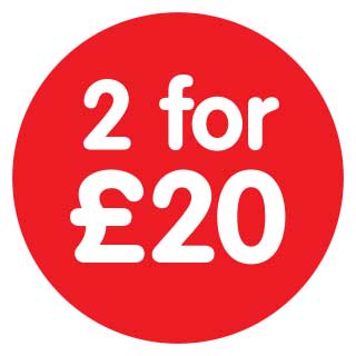 2 for £20