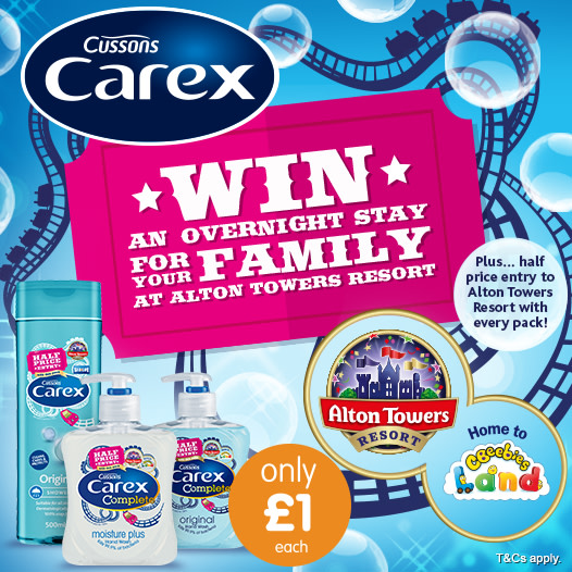 B&M's BIG Giveaway WIN an overnight stay for your family at Alton