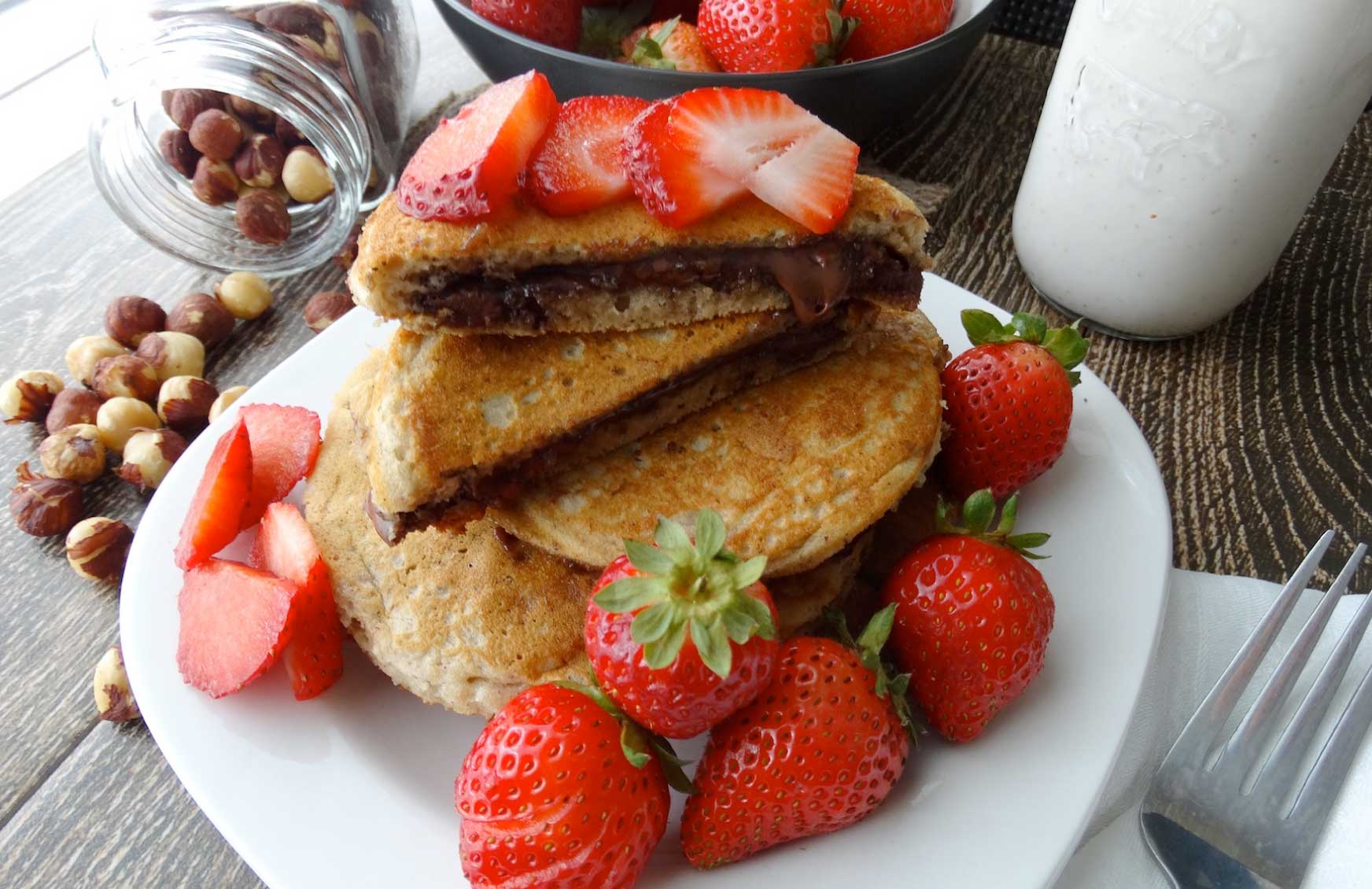 Pancake Day with a Twist Stuffed Pancake Surprise