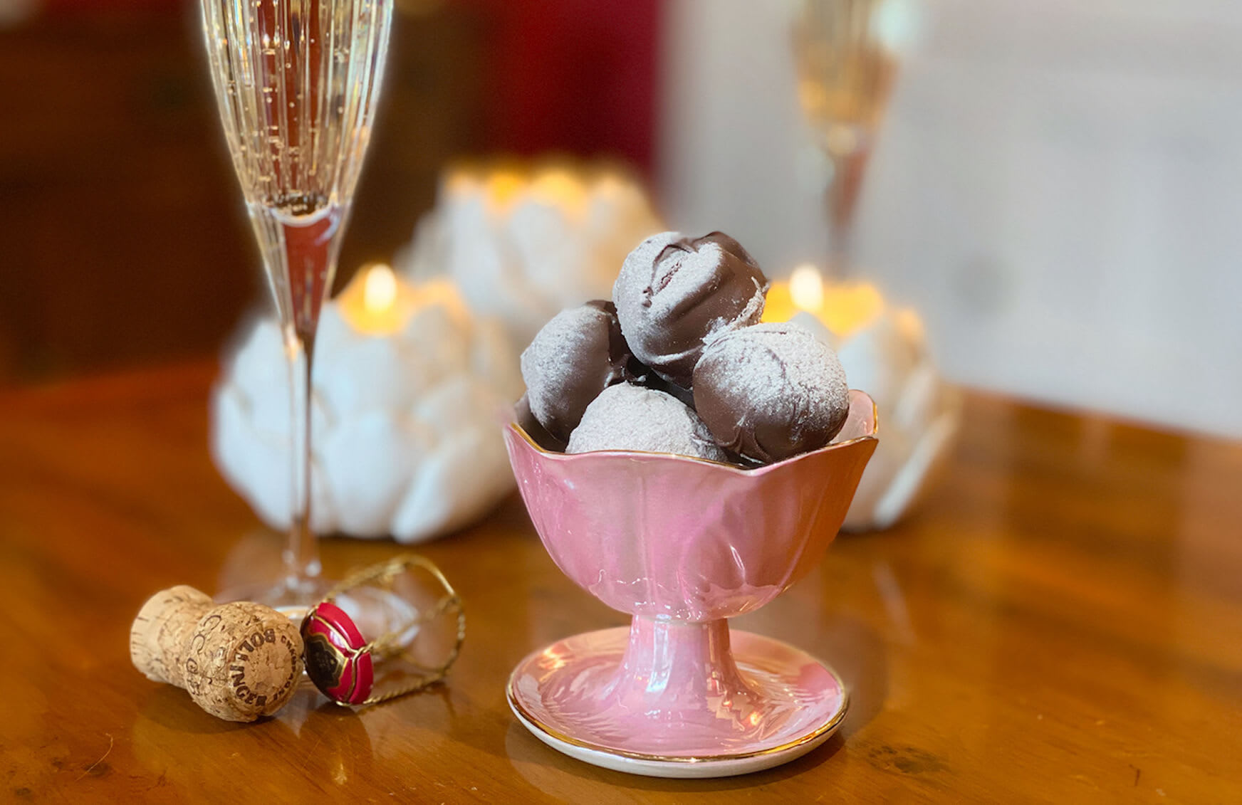 Tom's Valentine's Day Champagne Chocolate Truffles B&M Lifestyle