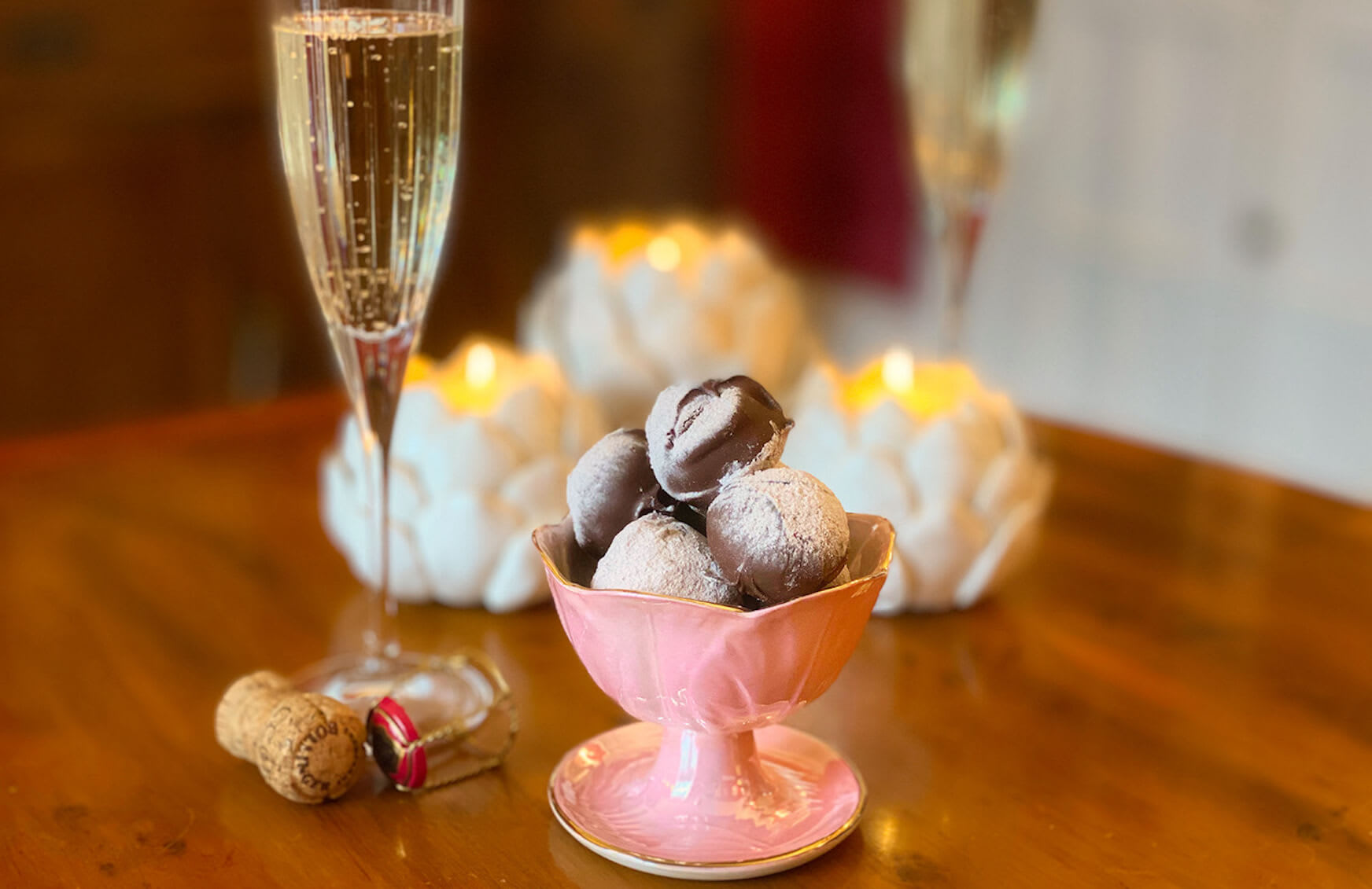 Tom's Valentine's Day Champagne Chocolate Truffles B&M Lifestyle
