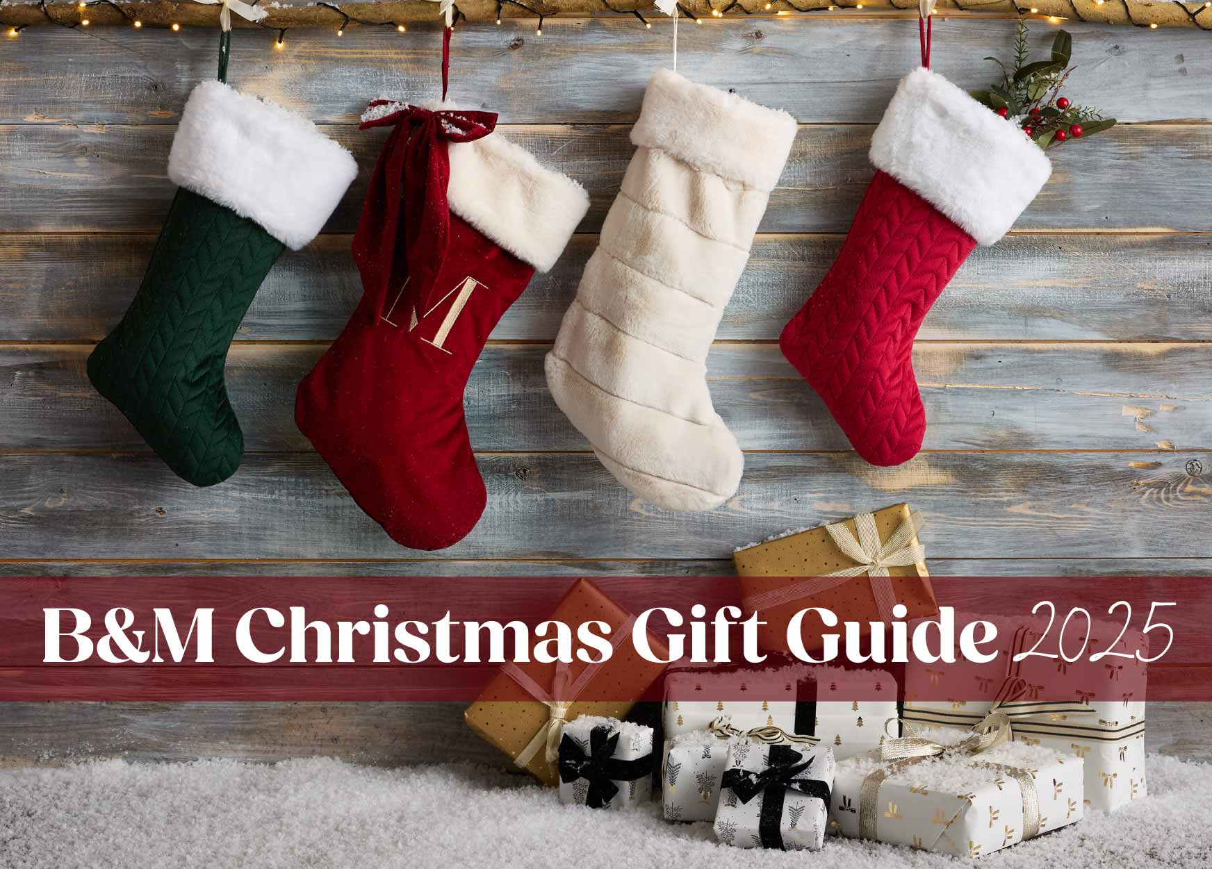 B&M'S Gift Guide for Christmas 2025