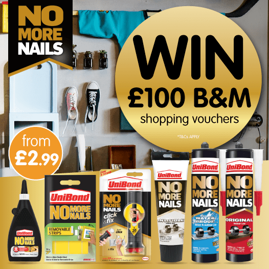B&M's BIG COMPETITION ONE Chance to WIN £100 Worth of B&M Vouchers