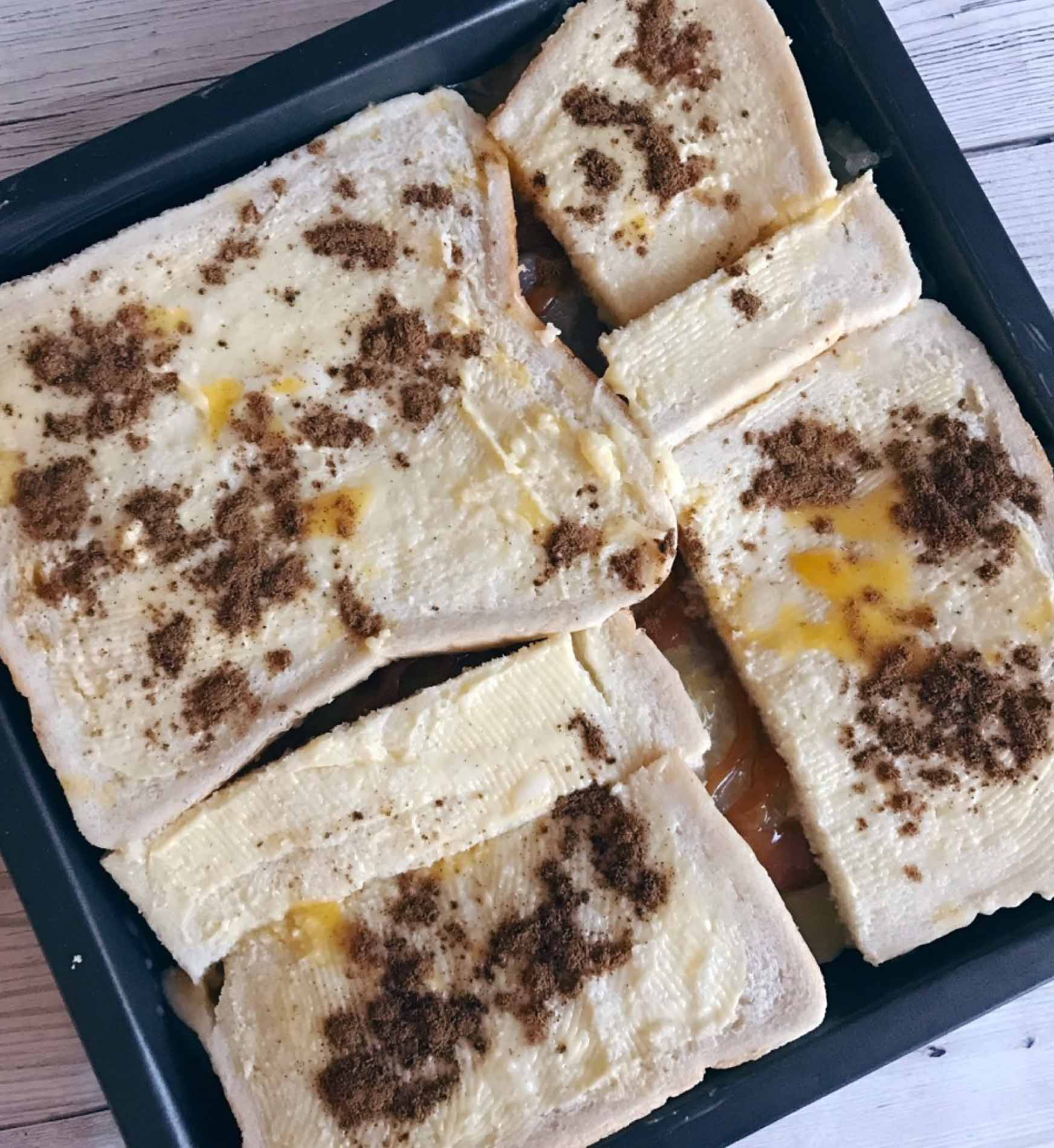 Guest Recipe Toffee Apple Bread & Butter Pudding