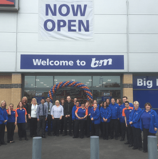 Staff at our new Wednesbury store.
