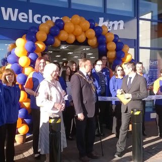 The opening of the new Loughborough store.