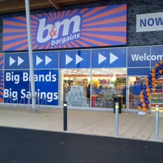 The store front of the new Hart St Linwood B&M store