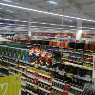 The inside of the brand new B&M Beckton store