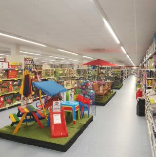 A first glimpse inside the new B&M Astle Park Bargains Store on opening day.