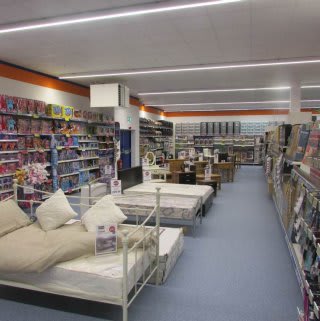 A selection of the furniture products which are on sale at B&M Clevedon
