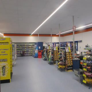 B&M Clevedon's interior on opening day