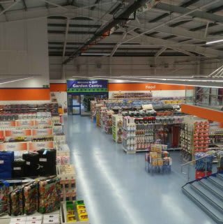 A first glimpse inside B&M Cardigan before it officially opens on opening day.