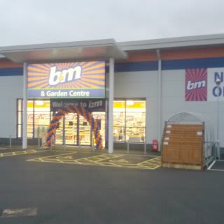 The brand new B&M Bodmin store on opening day.