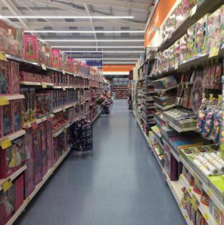 A look inside B&M Inshes prior to the store opening.