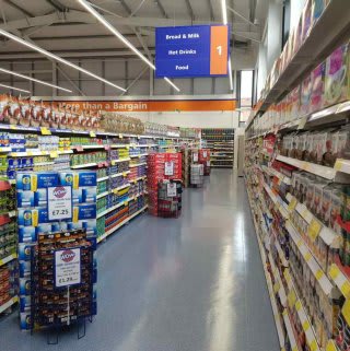 A first glimpse inside B&M Newbold before its doors were officially opened
