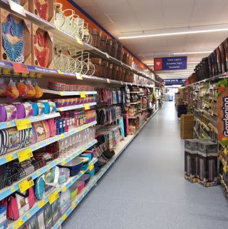 A first glimpse at B&M Prestwick's gardening range in-store.